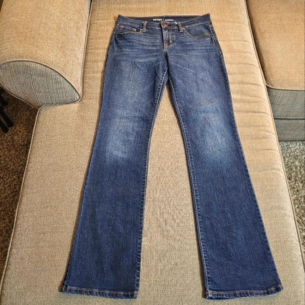 Old Navy Pontrero Original Bootcut Mid-Rise Casual Denim Medium Wash Jeans 4